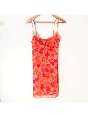 Niki-lee vintage Hawaiian print babydoll dress Y2K